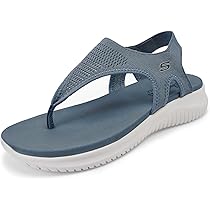 Buy Skechers womens Ultra Flex - Spring Motion BLACK Sandals - 5